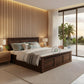 ROYAL GRID STORAGE WOODEN BED
