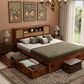 URBAN CANE STORAGE WOODEN BED