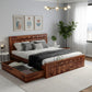 ROYAL GEOMETRIC STORAGE WOODEN BED