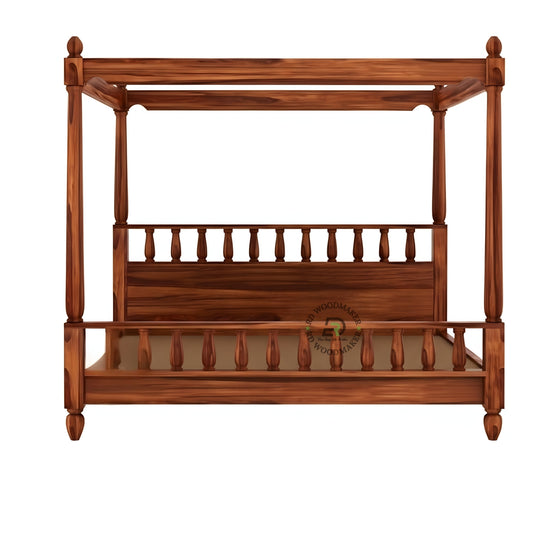 ROYAL POSTER CANOPY WOODEN BED
