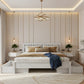 MODERN WHITE STORAGE WOODEN BED