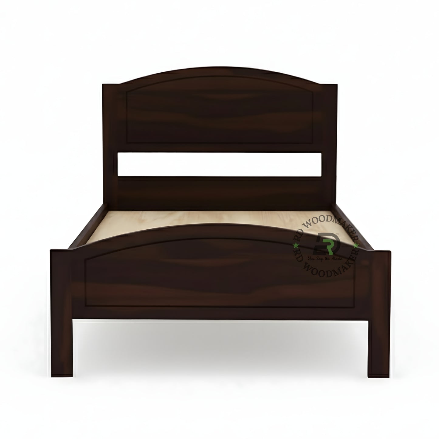 CLASSIC CURVE WOODEN SINGLE BED