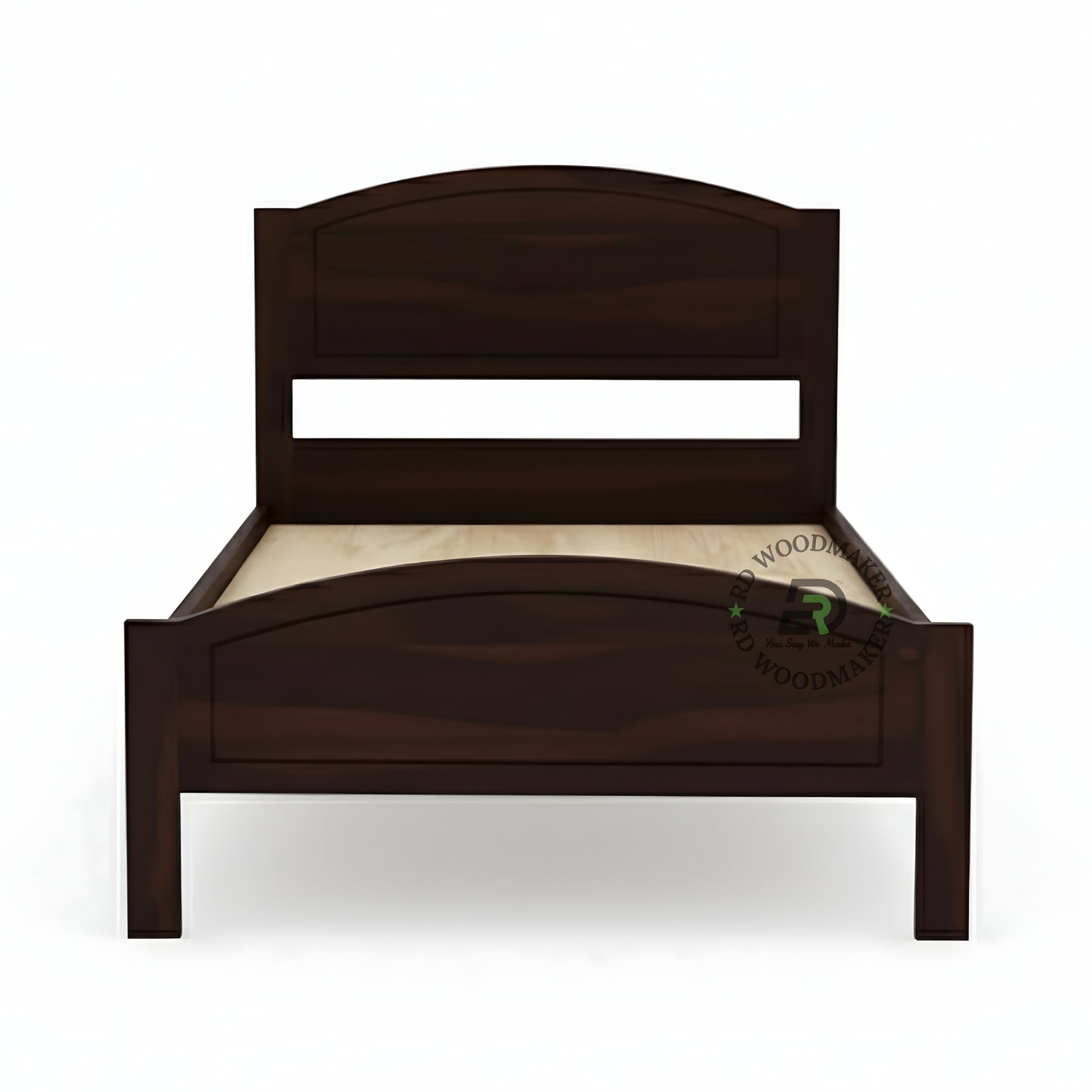 CLASSIC CURVE WOODEN SINGLE BED