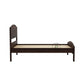 CLASSIC CURVE WOODEN SINGLE BED