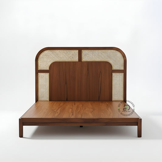ARCANE CANE PANEL BED