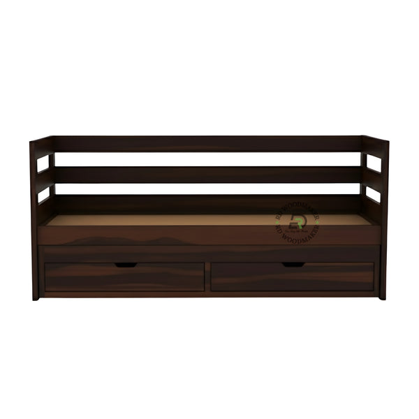 WOODEN DAYBED WITH STORAGE DRAWERS