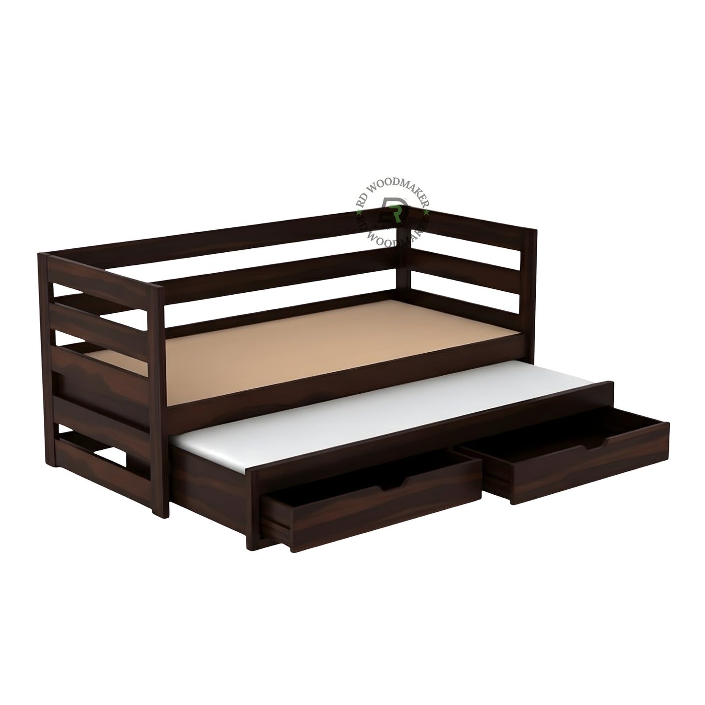 WOODEN DAYBED WITH STORAGE DRAWERS