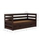 WOODEN DAYBED WITH STORAGE DRAWERS