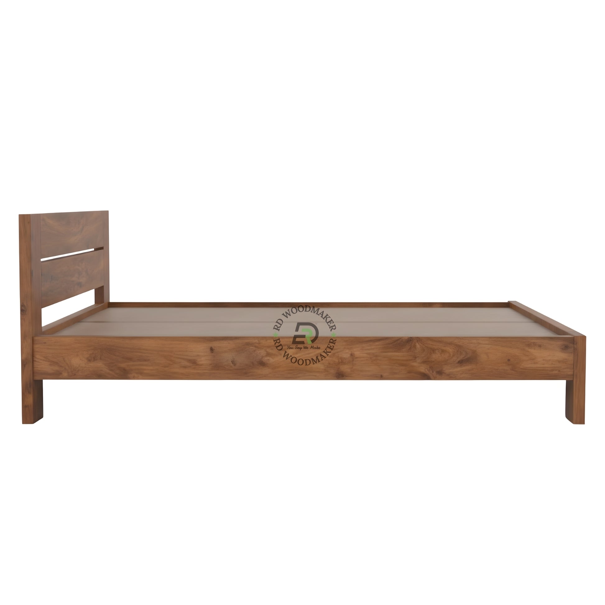MINIMALIST SOLID WOOD PLATFORM BED