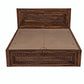 HANDCRAFTED CANE PANEL WOODEN BED