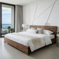 MODERN SLATTED WOODEN PLATFORM BED