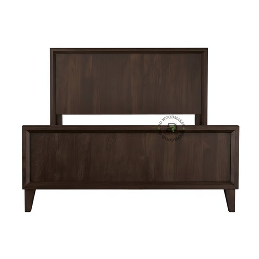 MINIMALIST PANEL WOODEN BED