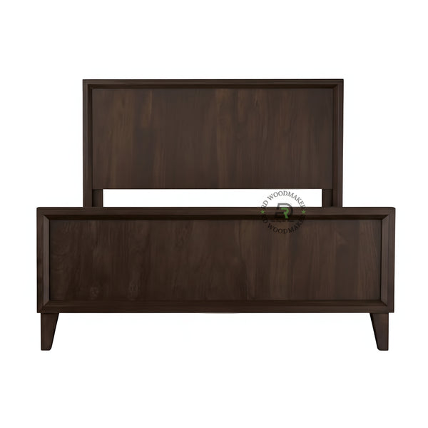 MINIMALIST PANEL WOODEN BED