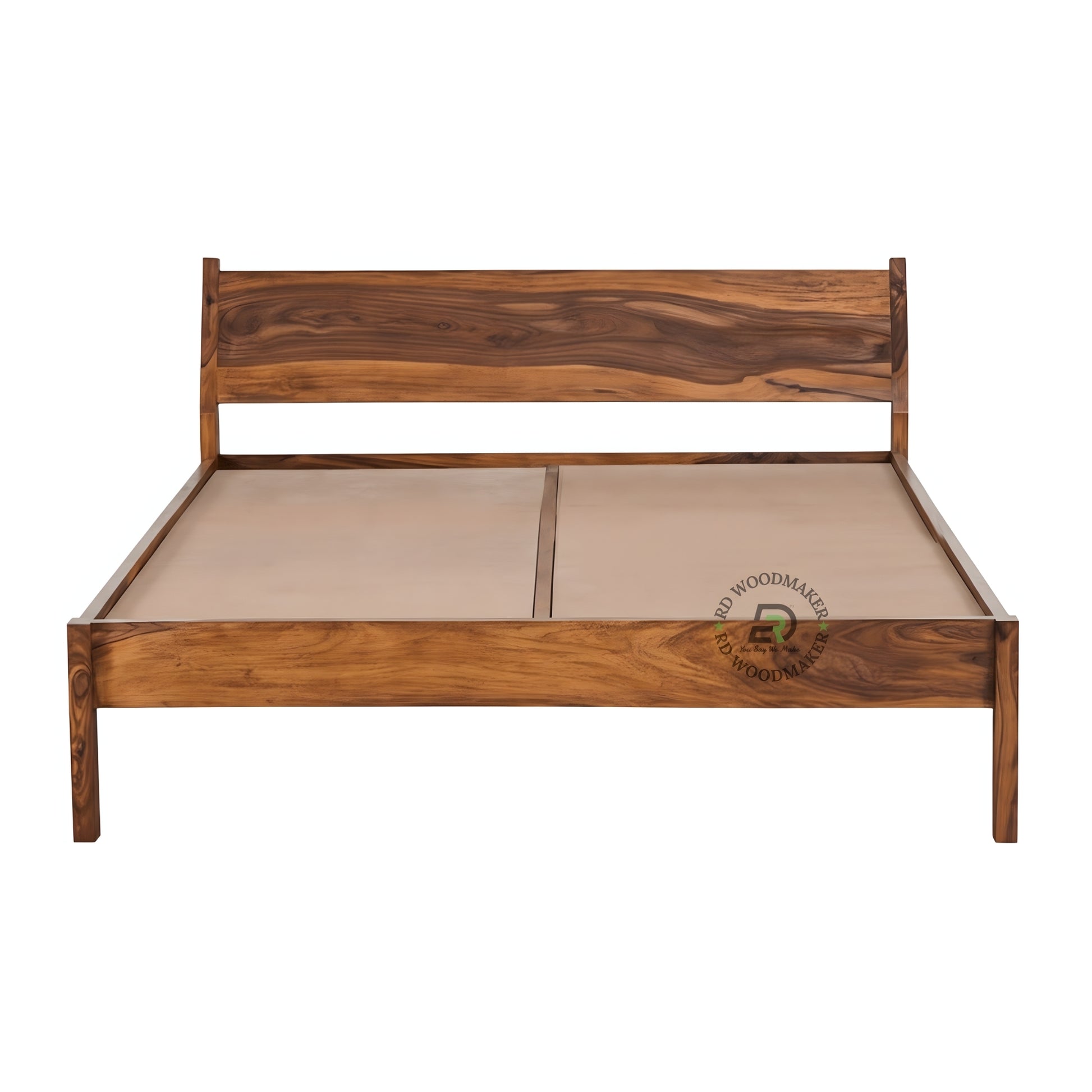 MINIMALIST SOLID WOOD PLATFORM BED
