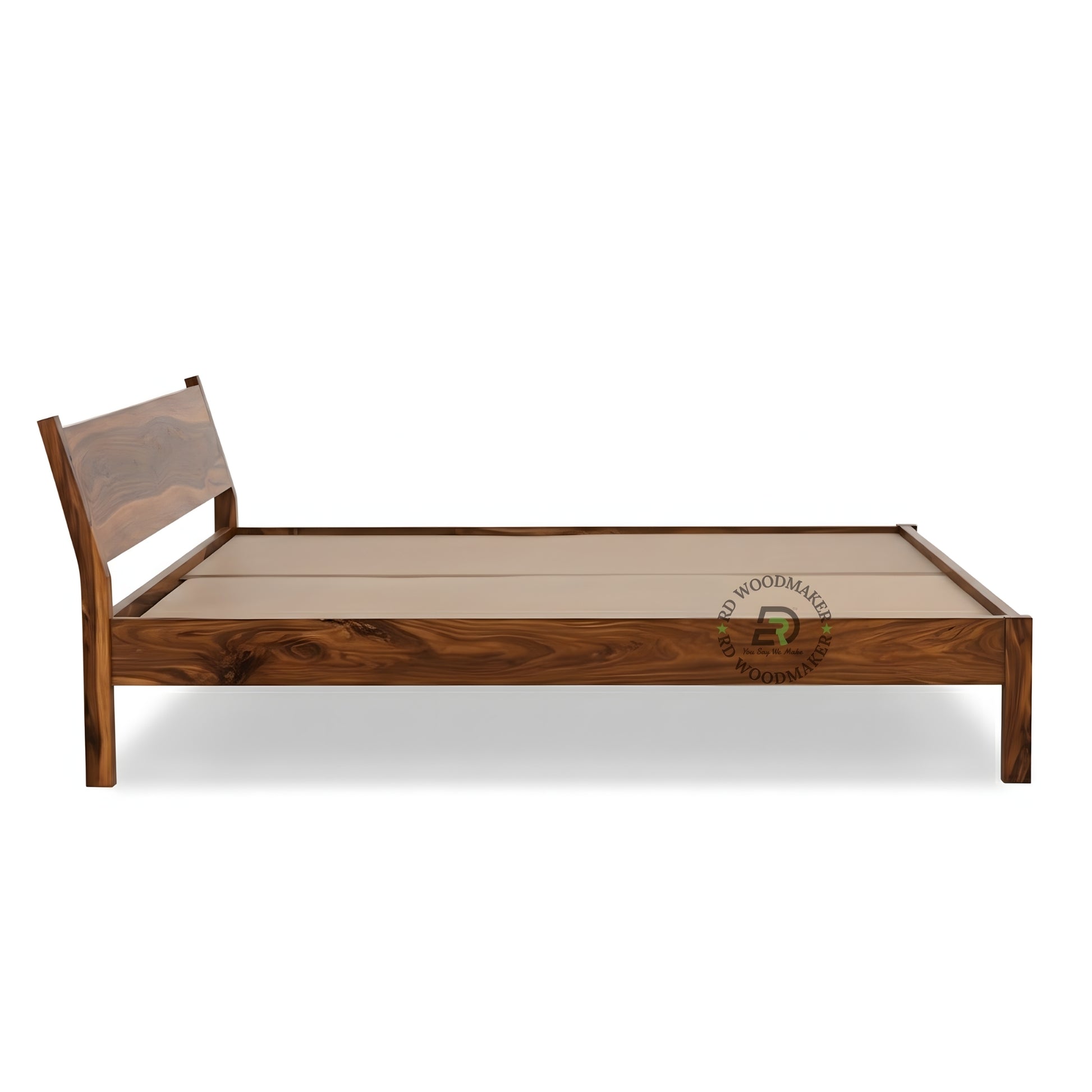 MINIMALIST SOLID WOOD PLATFORM BED