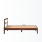 GRID CANE PANEL WOODEN BED