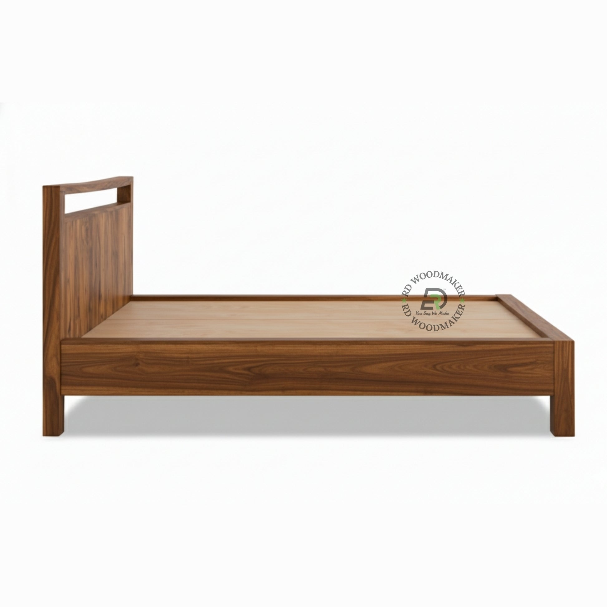 CONTEMPORARY SOLID WOOD PANEL BED