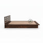 MODERN SLATTED PLATFORM BED