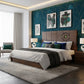 VERTICAL PANEL SOLID WOOD BED