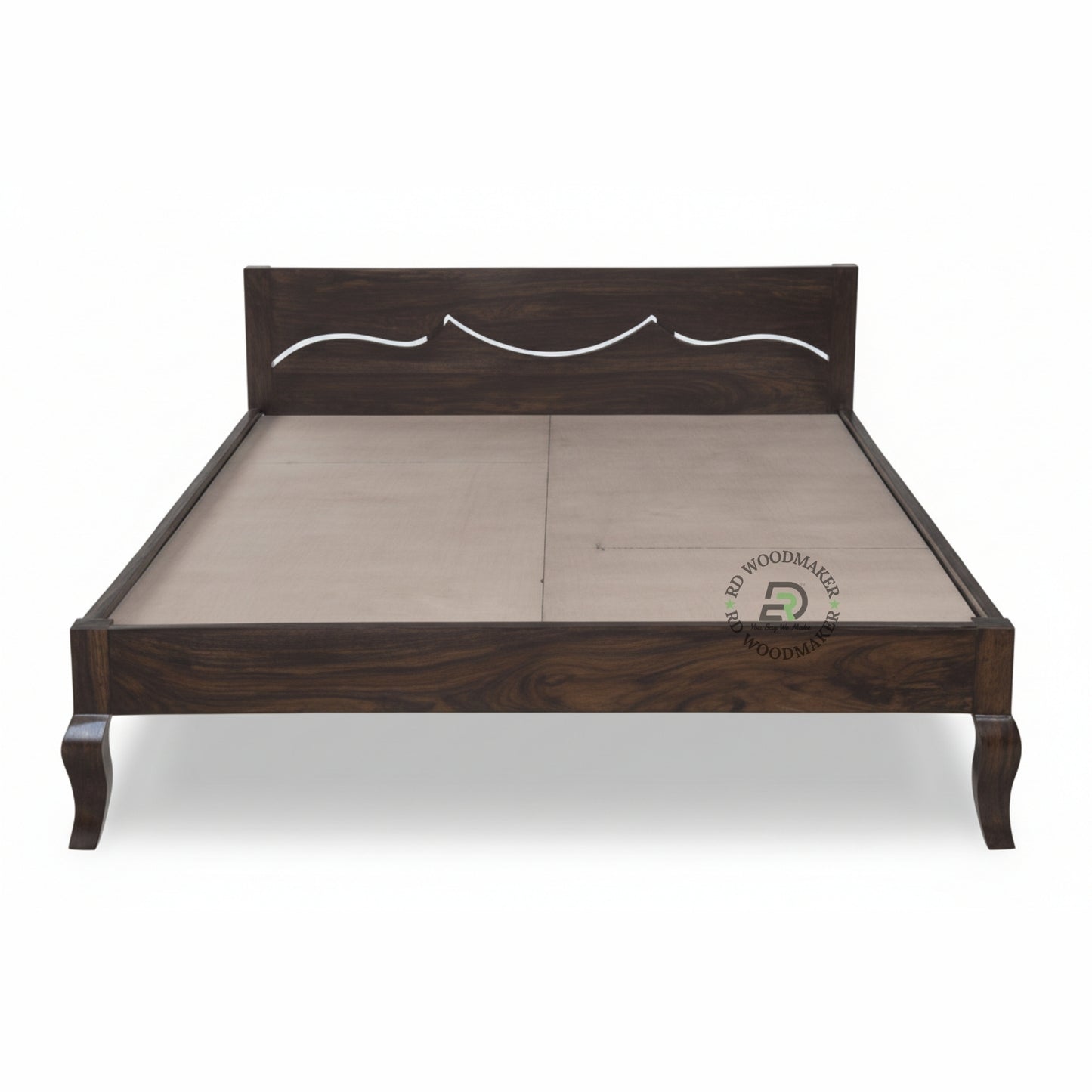 CLASSIC CURVED LEG WOODEN BED