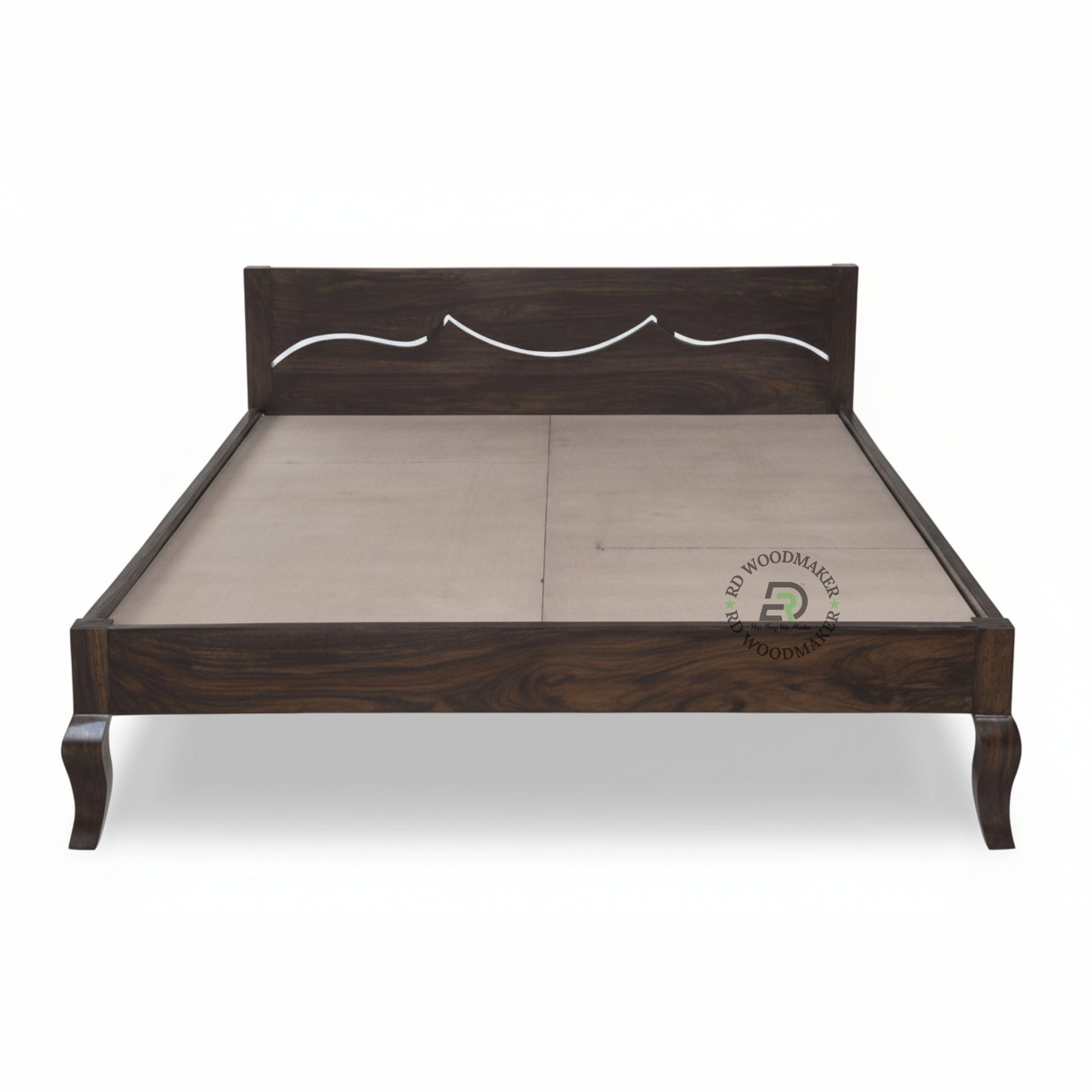 CLASSIC CURVED LEG WOODEN BED
