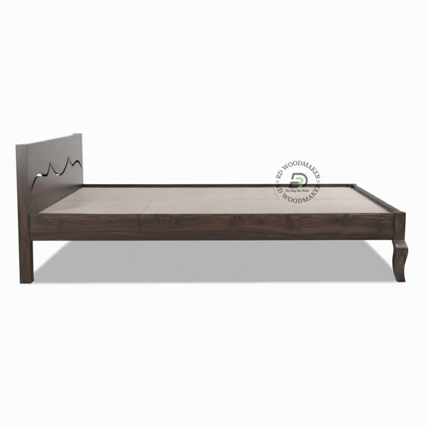 CLASSIC CURVED LEG WOODEN BED