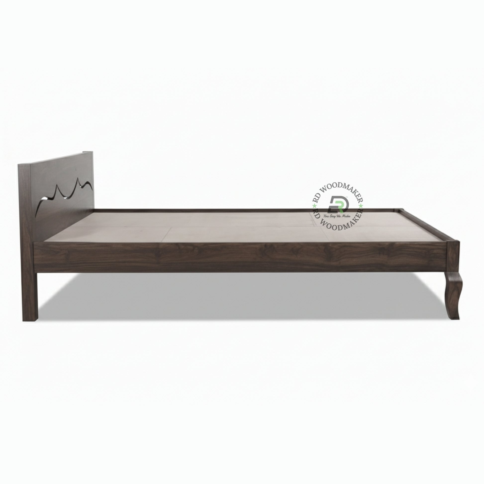 CLASSIC CURVED LEG WOODEN BED