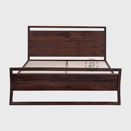 CONTEMPORARY OPEN FRAME WOODEN BED