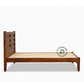 CLASSIC GEOMETRIC PANEL WOODEN BED