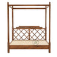 ROYAL CANOPY WOODEN BED