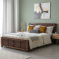 HANDCRAFTED JALI PANEL WOODEN BED