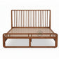MODERN SLATTED WOODEN PLATFORM BED