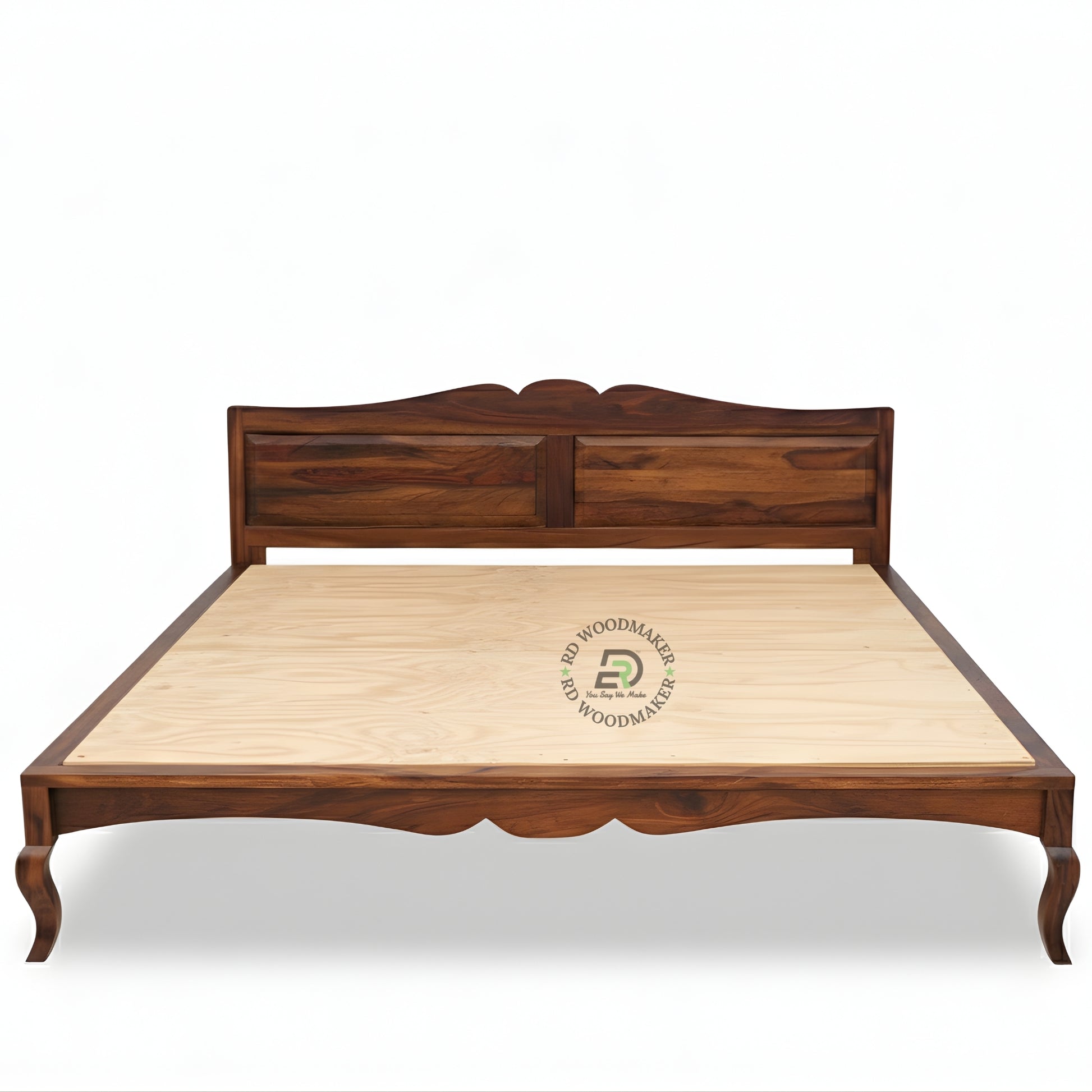 VINTAGE CURVE WOODEN BED