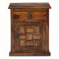 SOLID WOOD DRAWER STORAGE BEDSIDE TABLE