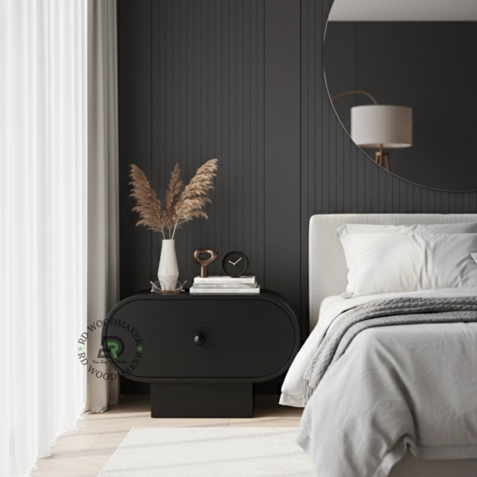 OVAL POD NIGHTSTAND