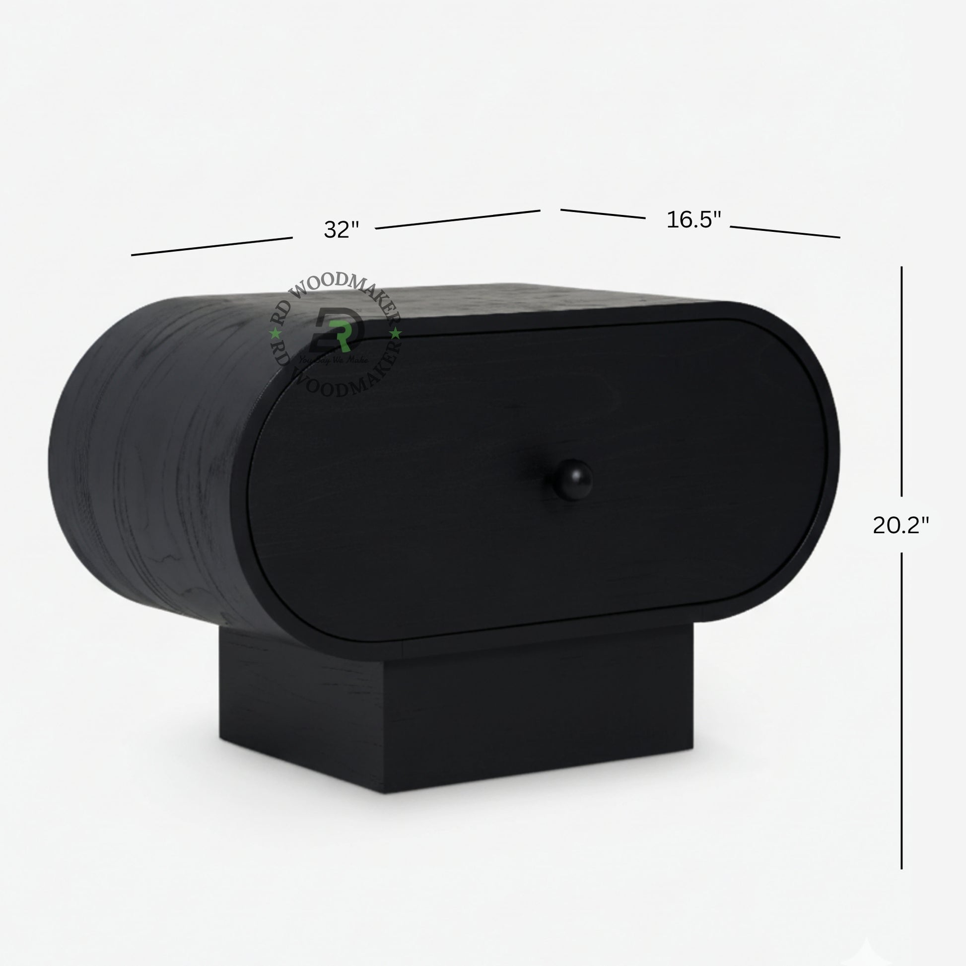 OVAL POD NIGHTSTAND