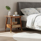 CANE WEAVE BEDSIDE