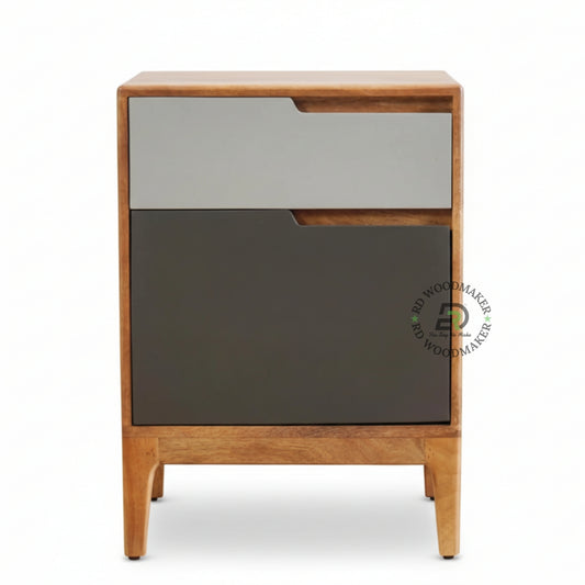 TWO-TONE EDGE BEDSIDE