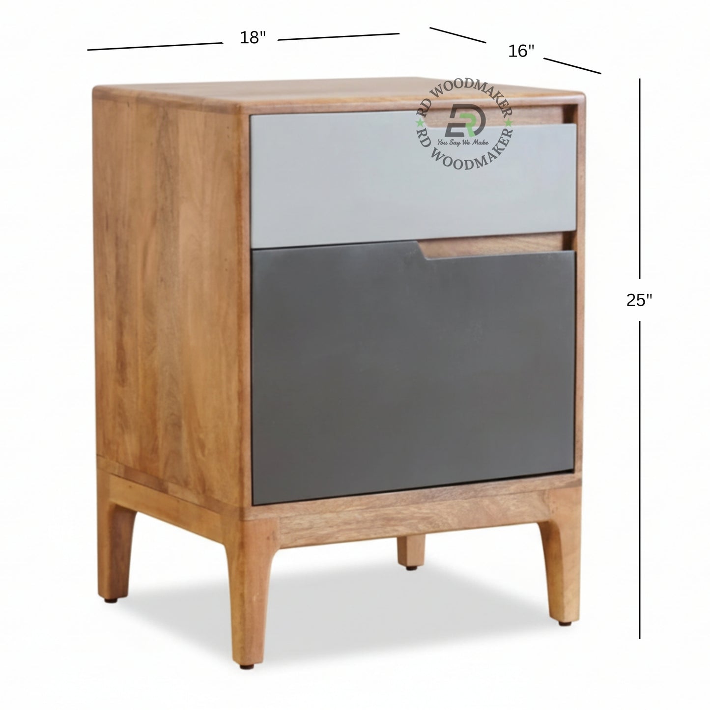 TWO-TONE EDGE BEDSIDE