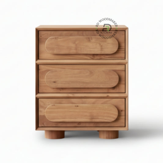 PILL PULL 3-DRAWER BEDSIDE