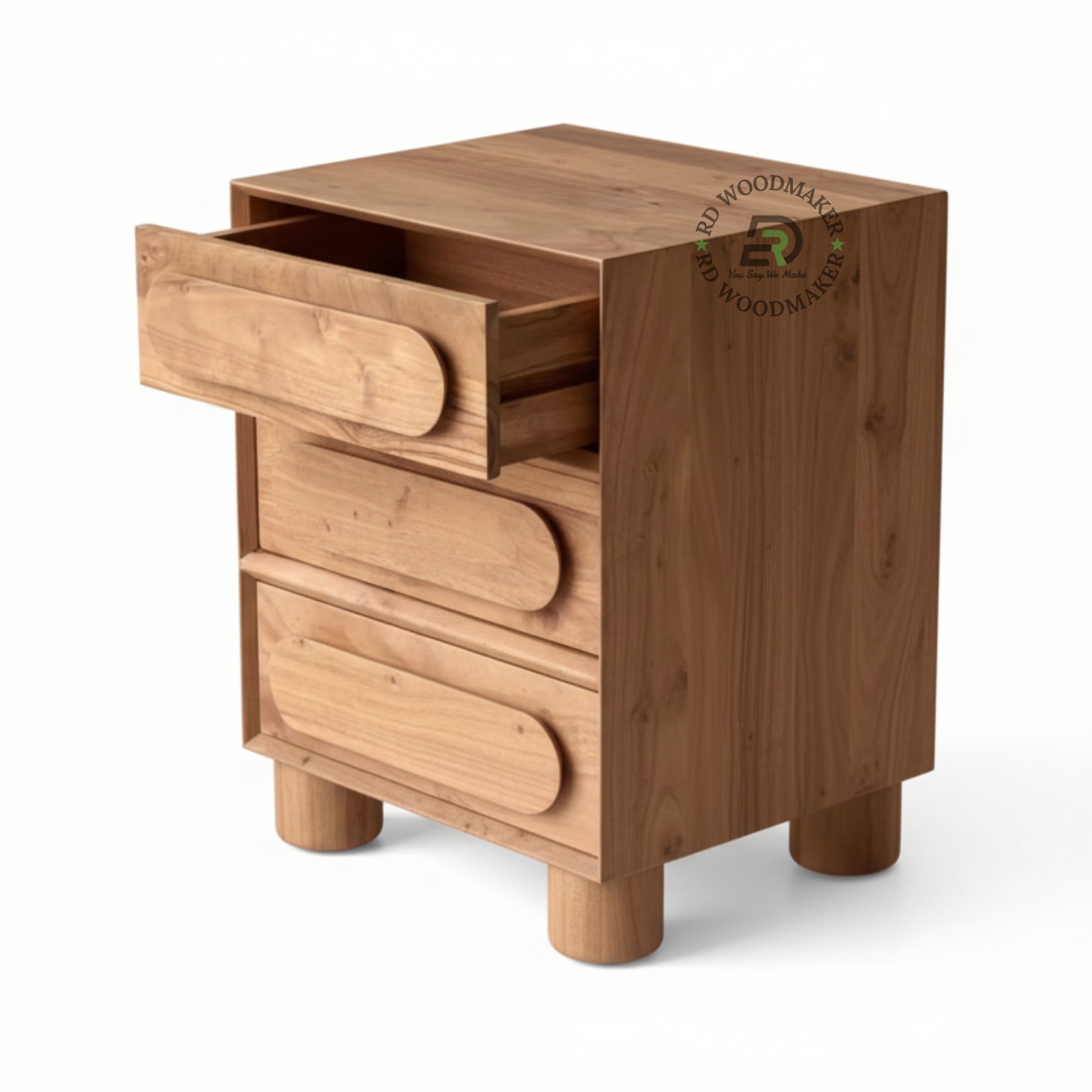 PILL PULL 3-DRAWER BEDSIDE