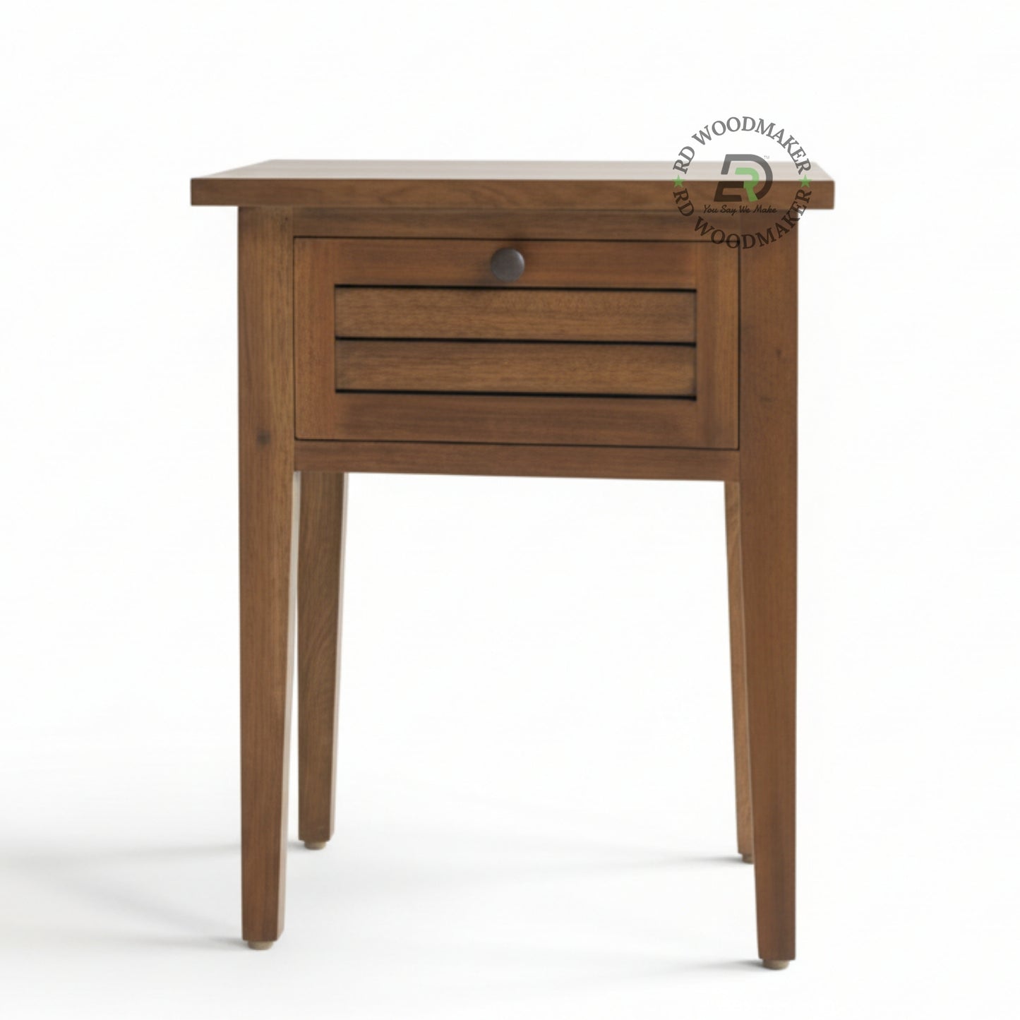 LOUVERED ACCENT BEDSIDE