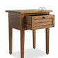 LOUVERED ACCENT BEDSIDE