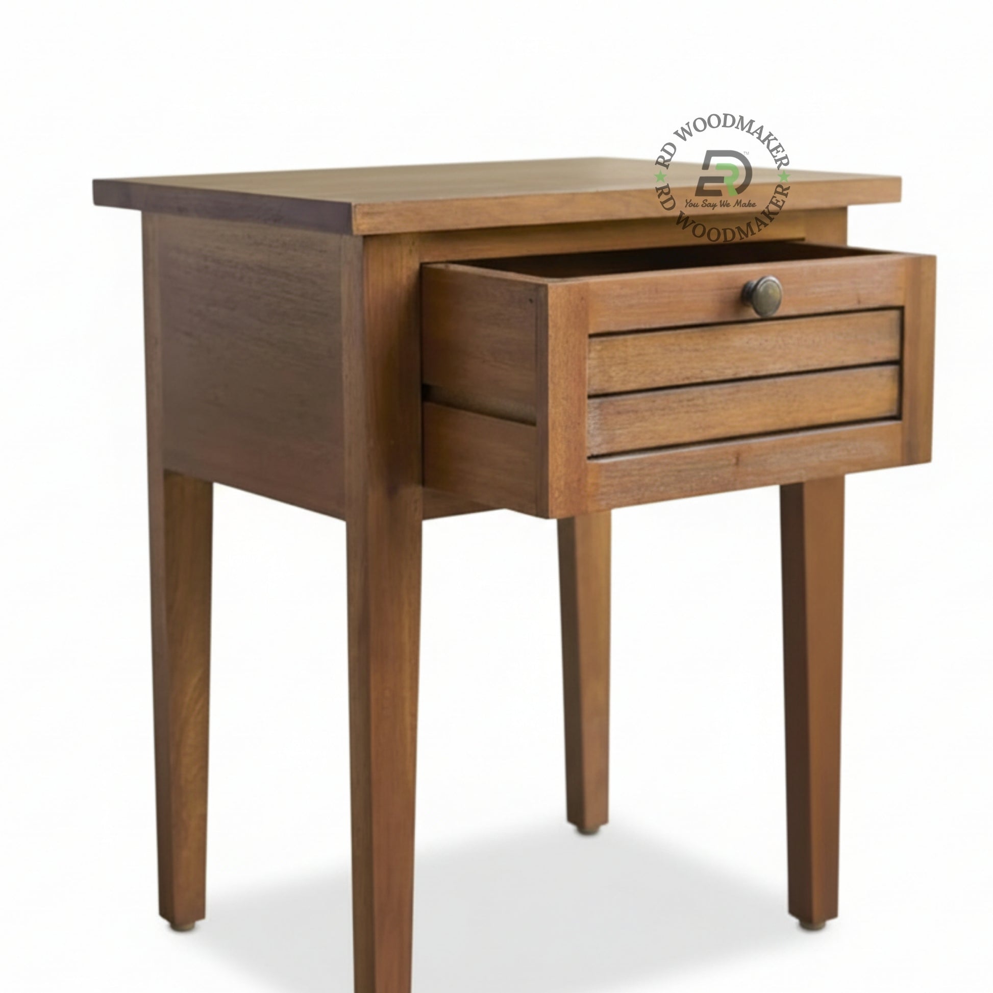 LOUVERED ACCENT BEDSIDE