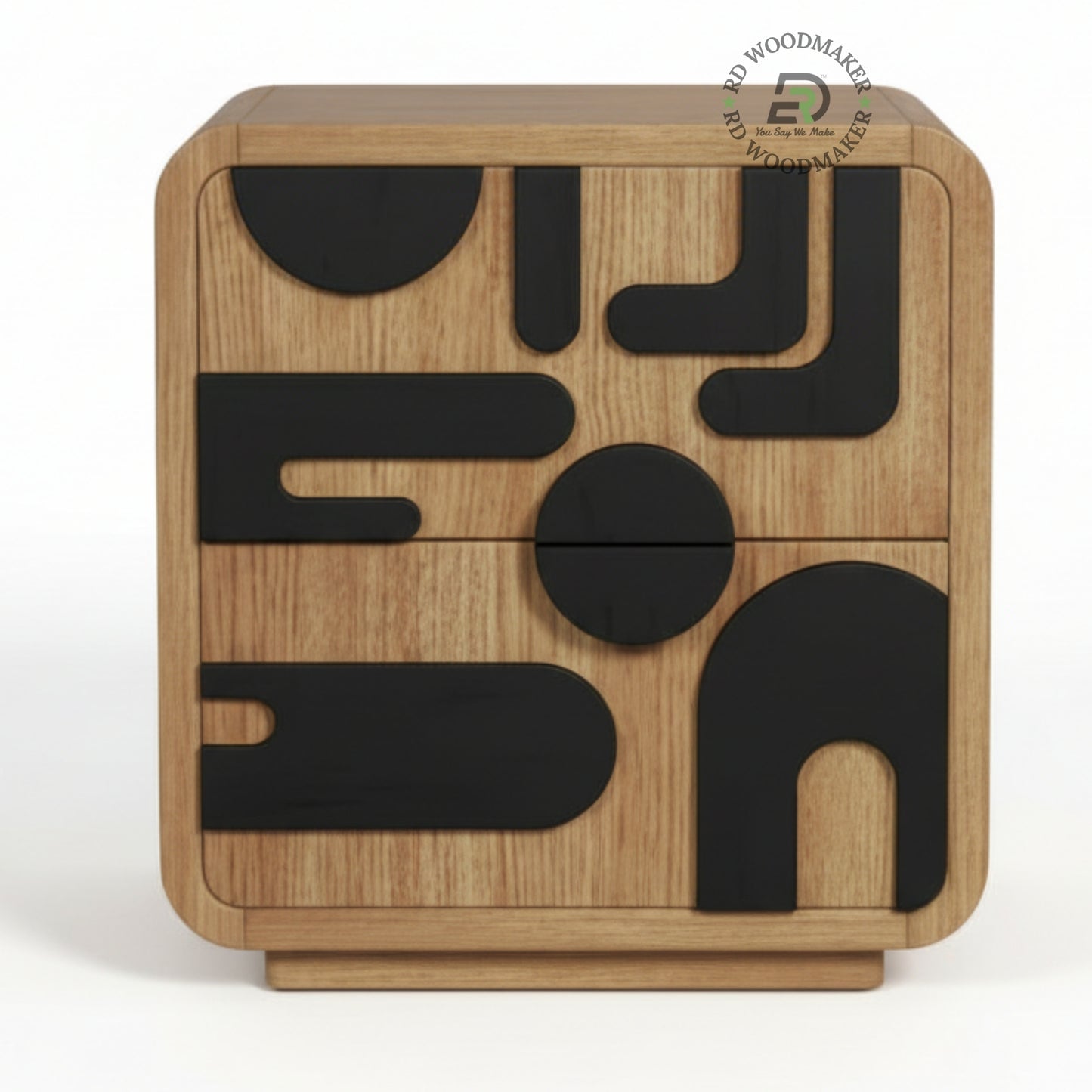 RETRO GEO-BLOCK BEDSIDE