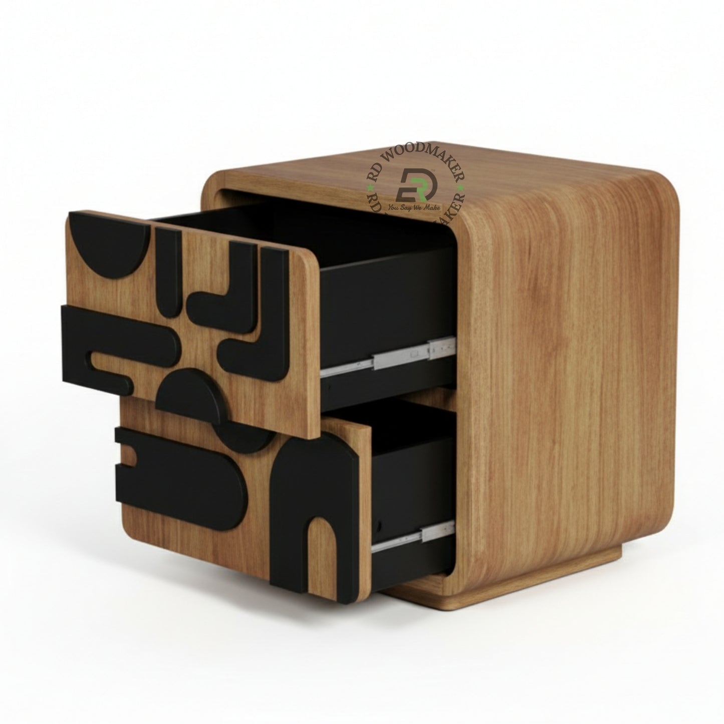 RETRO GEO-BLOCK BEDSIDE