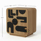 RETRO GEO-BLOCK BEDSIDE
