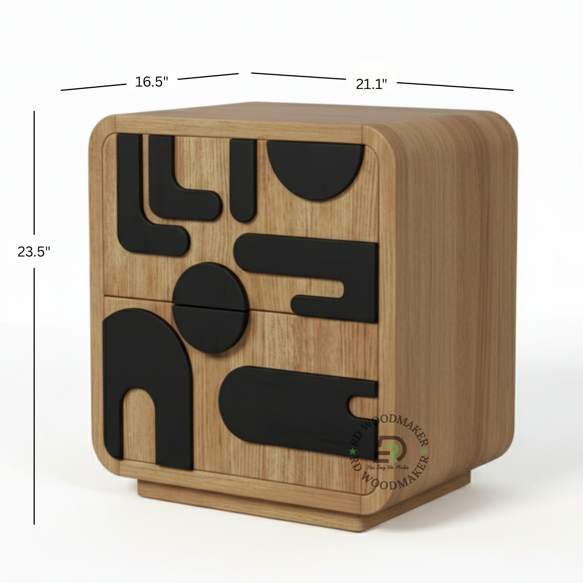 RETRO GEO-BLOCK BEDSIDE