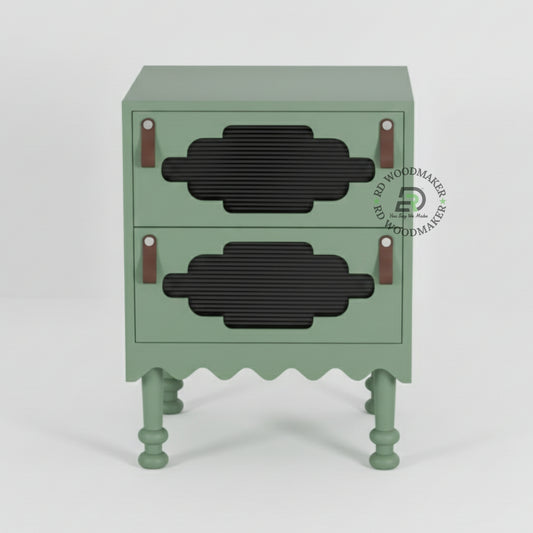 SAGE GREEN BOHEMIAN NIGHTSTAND