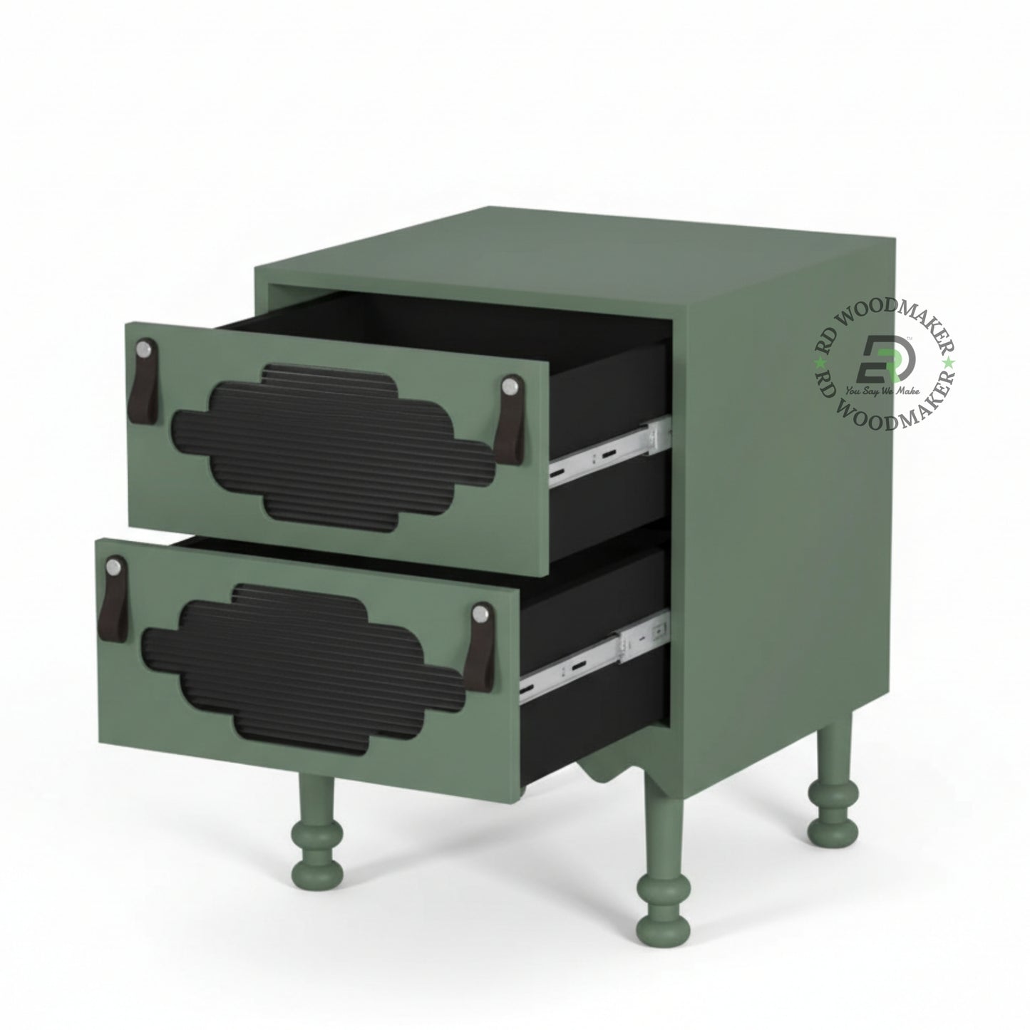 SAGE GREEN BOHEMIAN NIGHTSTAND